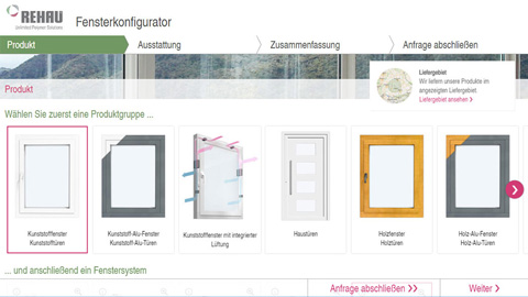 REHAU Fenster- und Türenkonfigurator | Baumgarte GmbH, Langenhagen